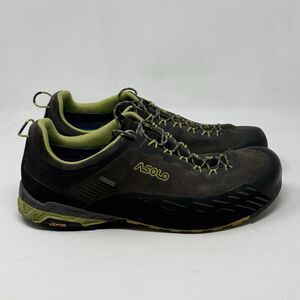 Asolo Eldo LTH GoreTex Hiking Shoes Mens 12 Gray Suede Approach Climbing Vibram